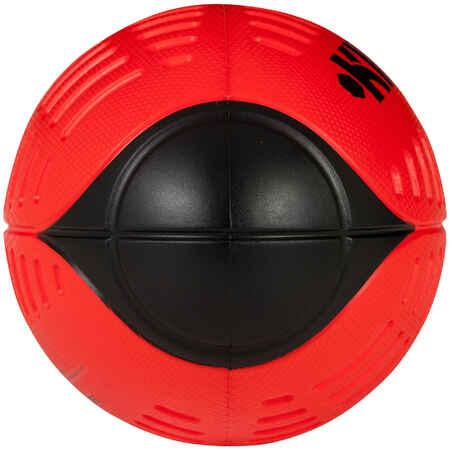 Recreational Foam Rugby Ball Size 3 Wizzy R100 - Red
