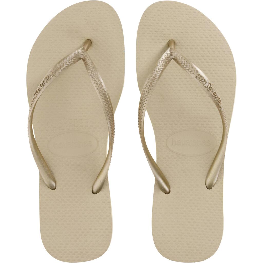 Γυναικείες σαγιονάρες Havaianas Slim - Μπεζ