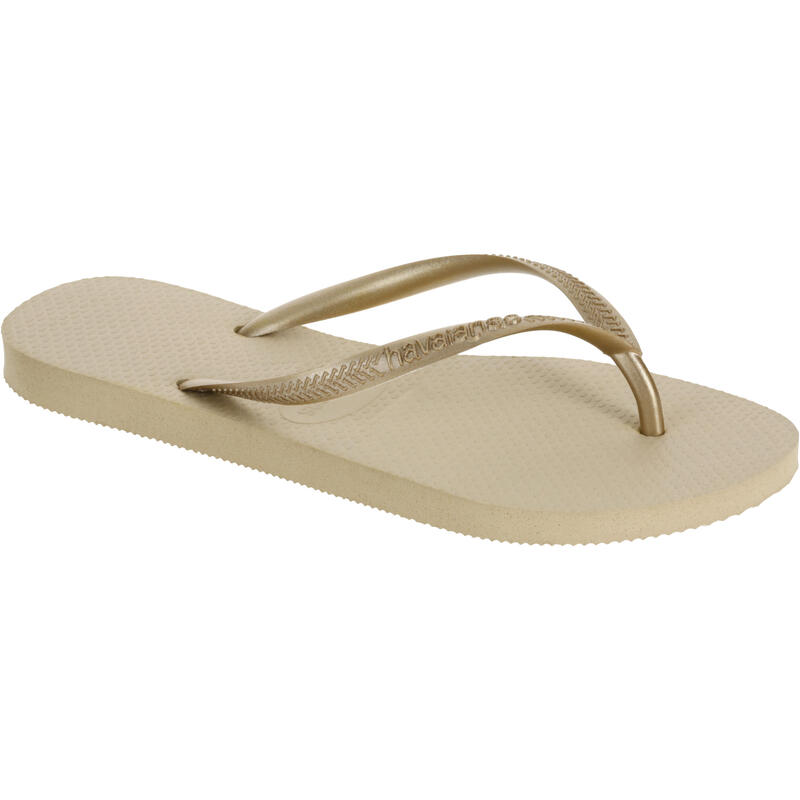 Slippers voor dames SLIM beige