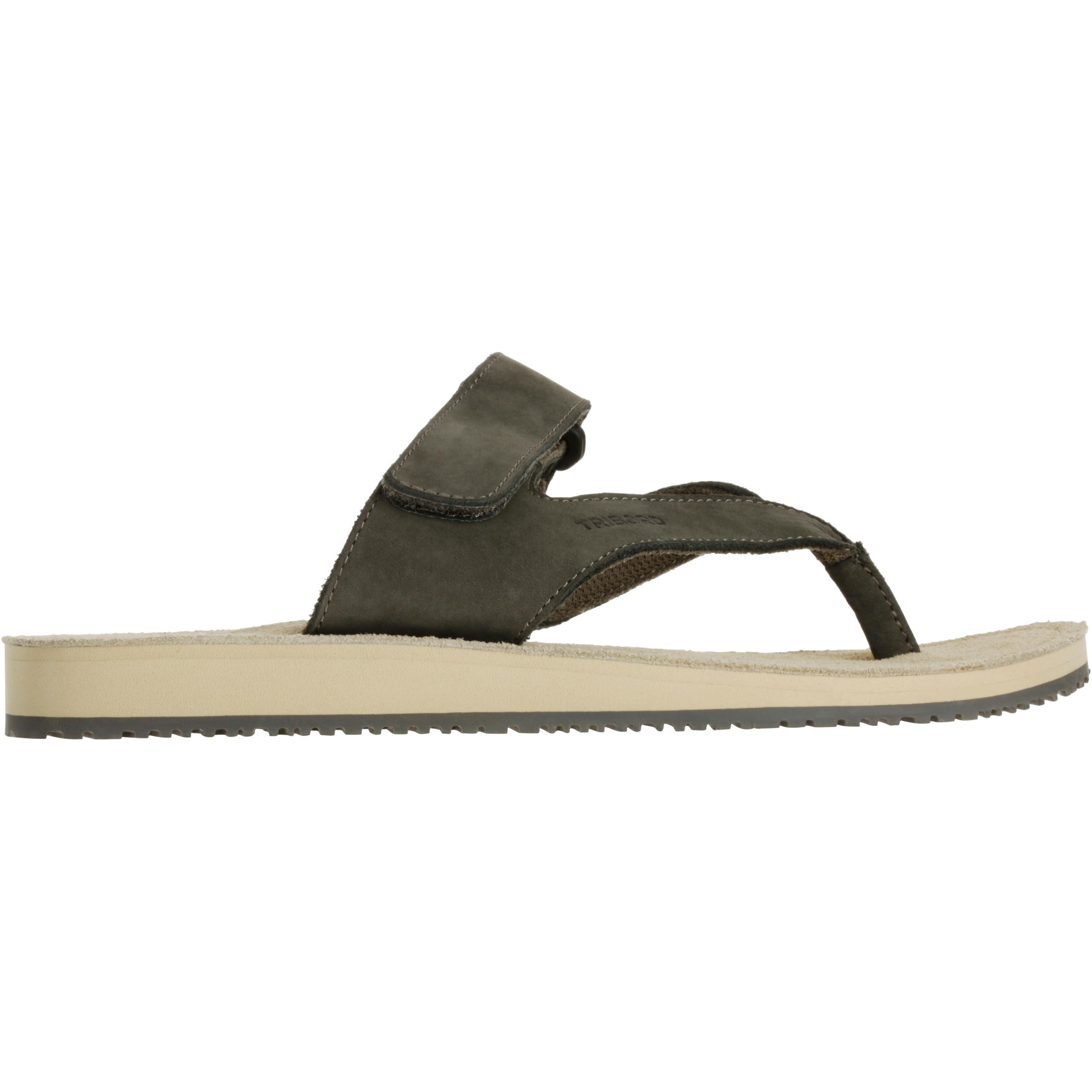 Women's Leather Flip-Flops 900 - Grey 2/11