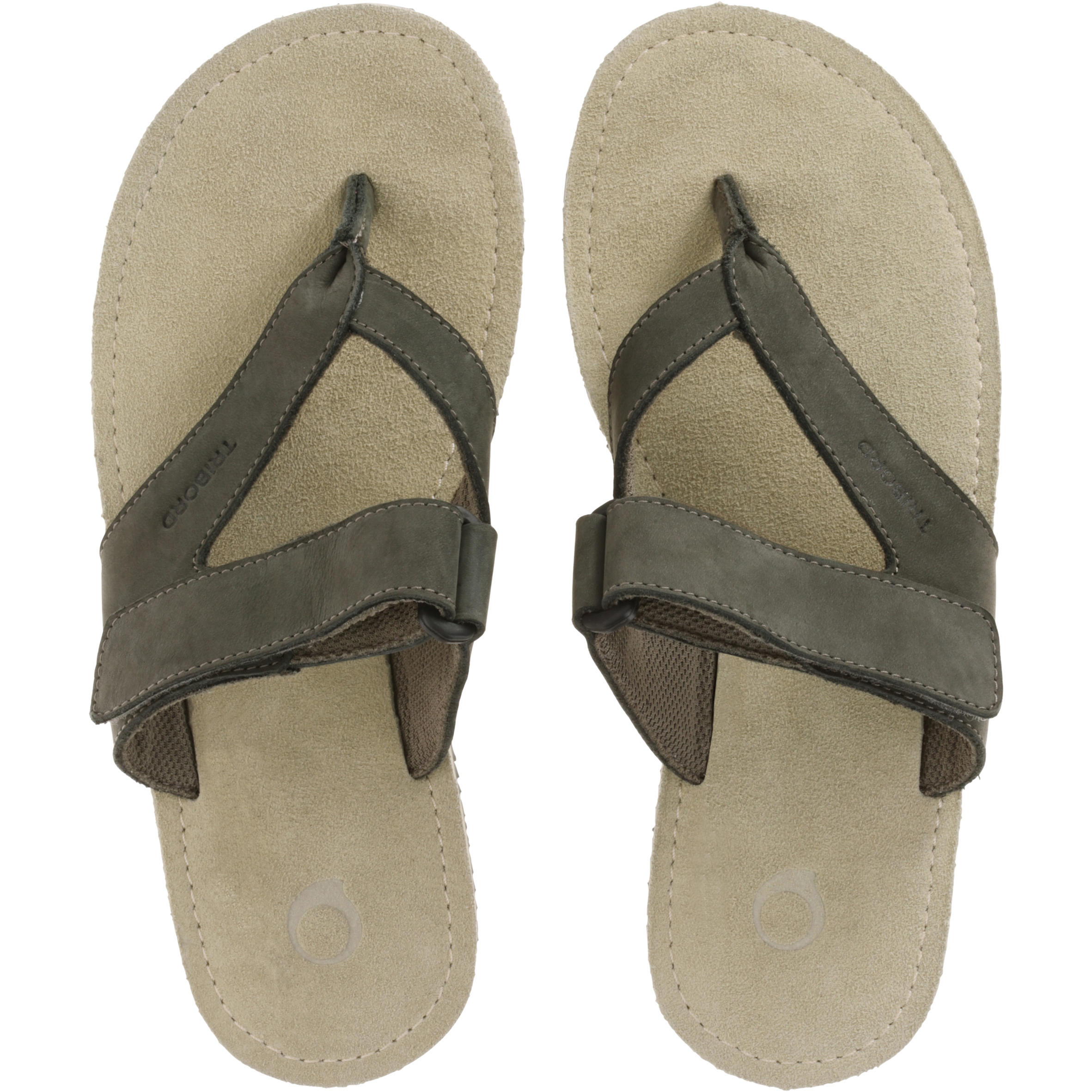 Women's Leather Flip-Flops 900 - Grey 5/11