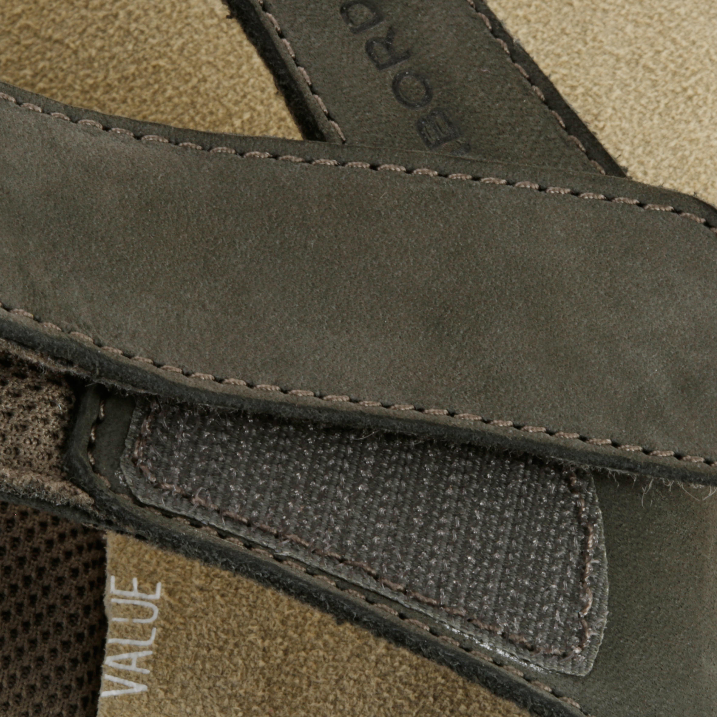 Women's Leather Flip-Flops 900 - Grey 9/11