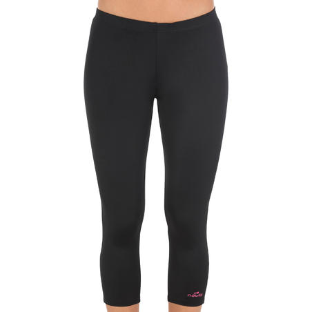 Легінси 3/4 для плавання - Чорні