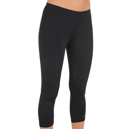 Легінси 3/4 для плавання - Чорні