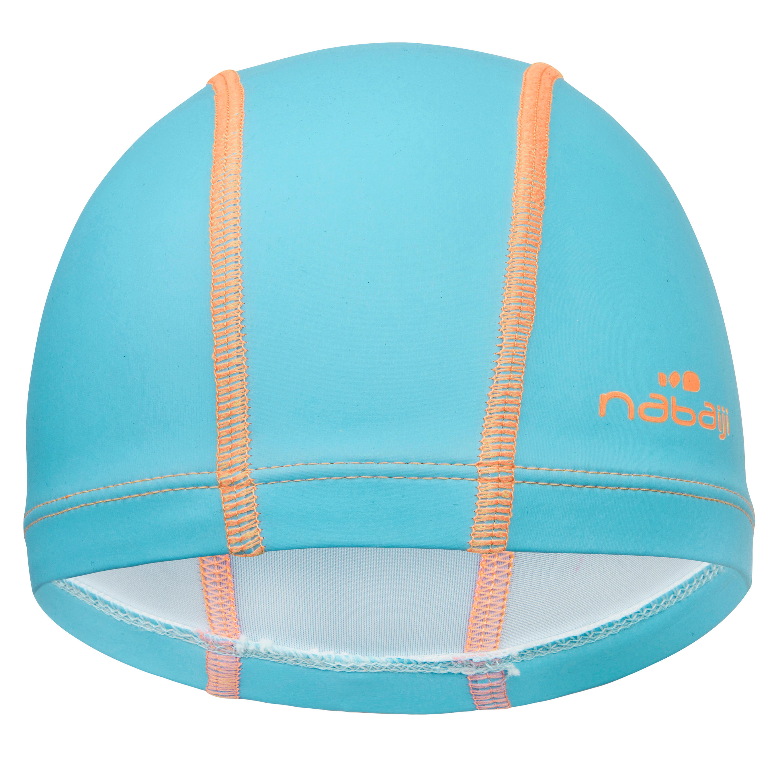 Silicone Plain Mesh Swim Cap - Blue 5/7