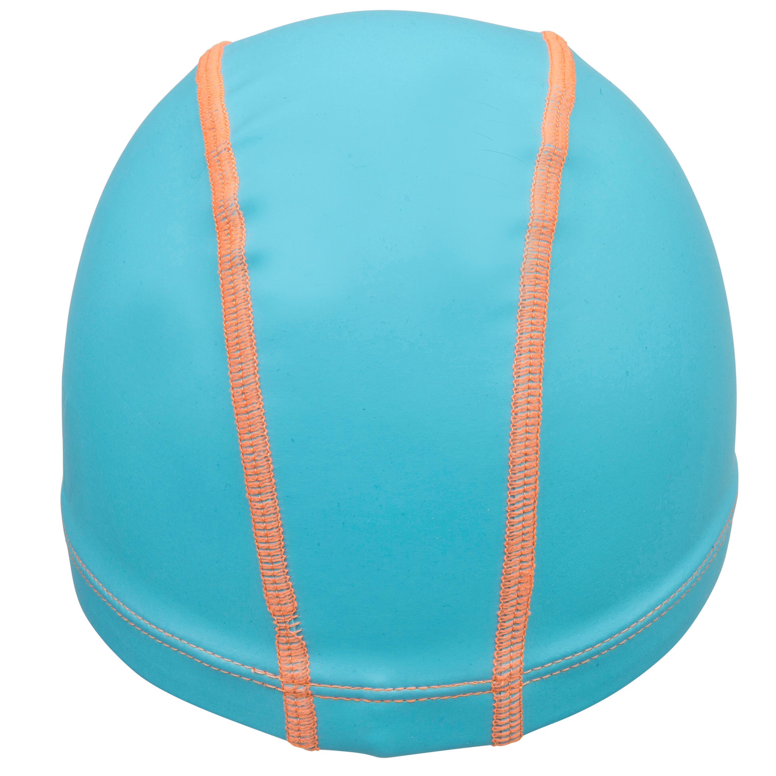 Silicone Plain Mesh Swim Cap - Blue 4/7