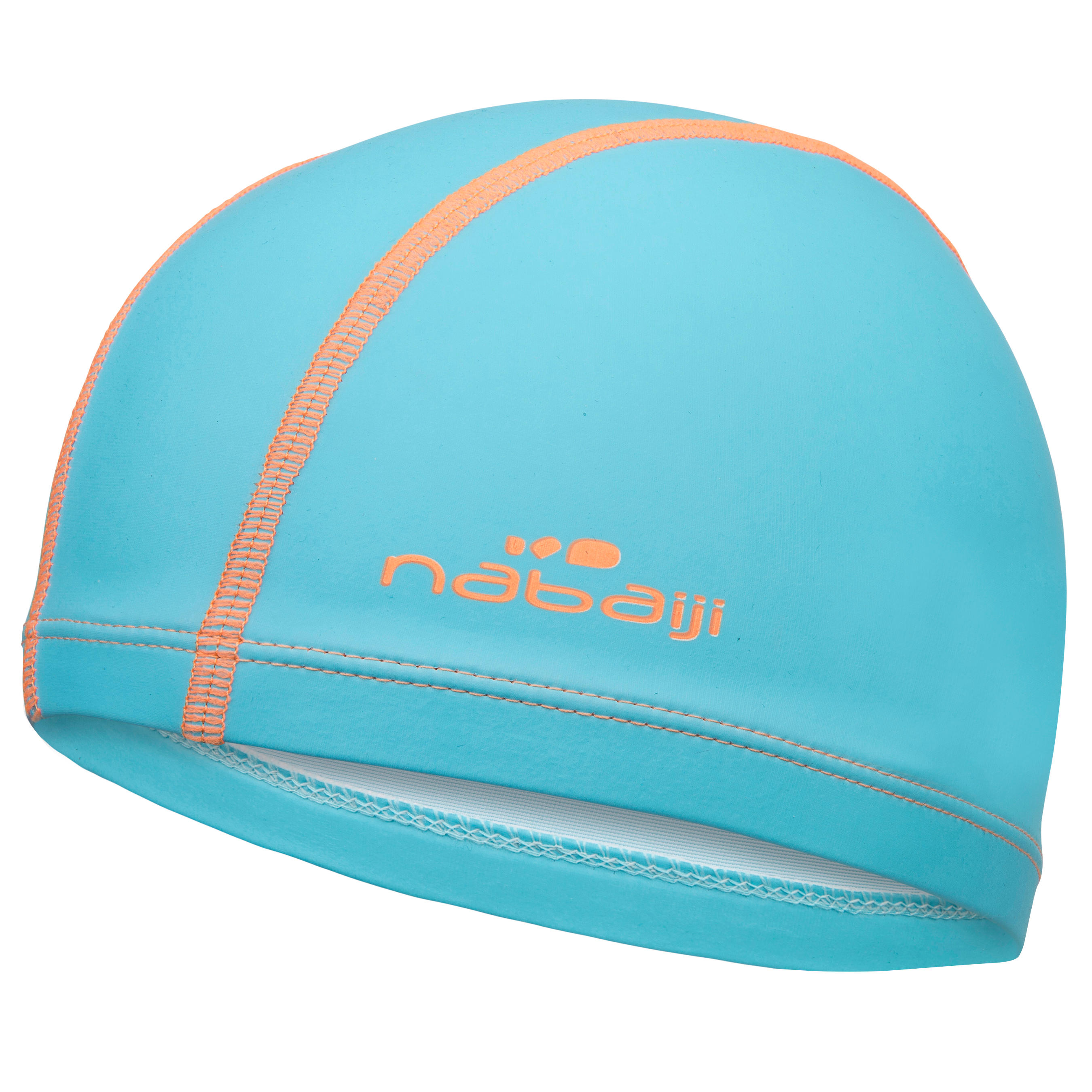 Silicone Plain Mesh Swim Cap - Blue 3/7