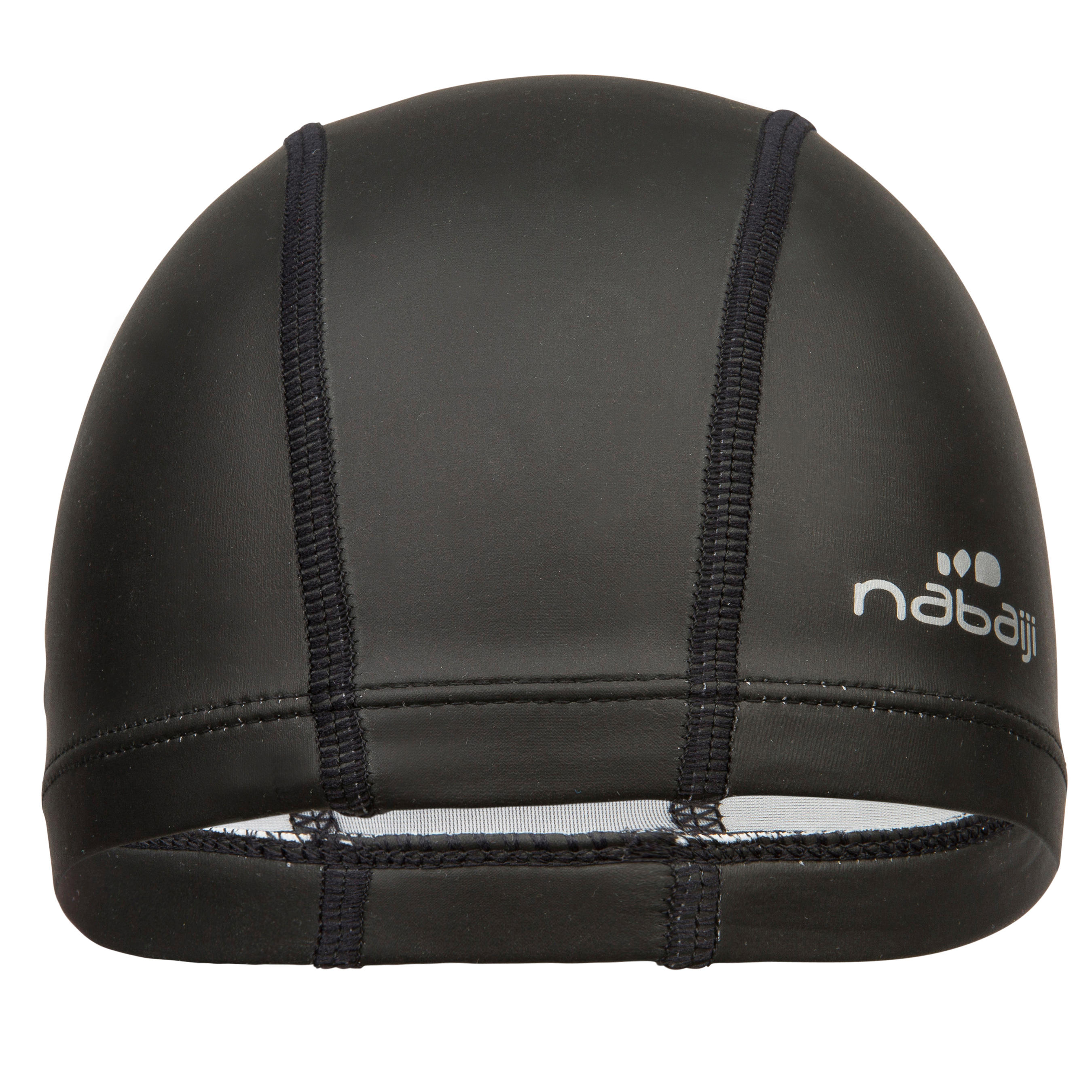 Gorro de natación adulto tela negro talla L 4/6