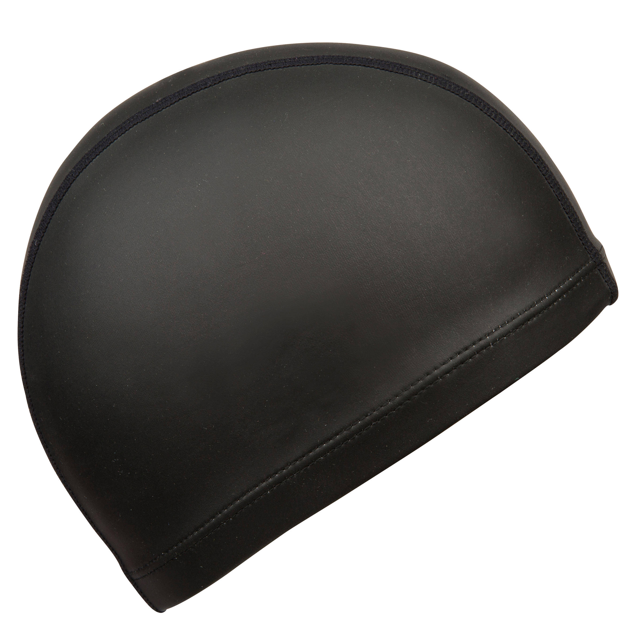 Swimming Cap Silicone Mesh Black -  4