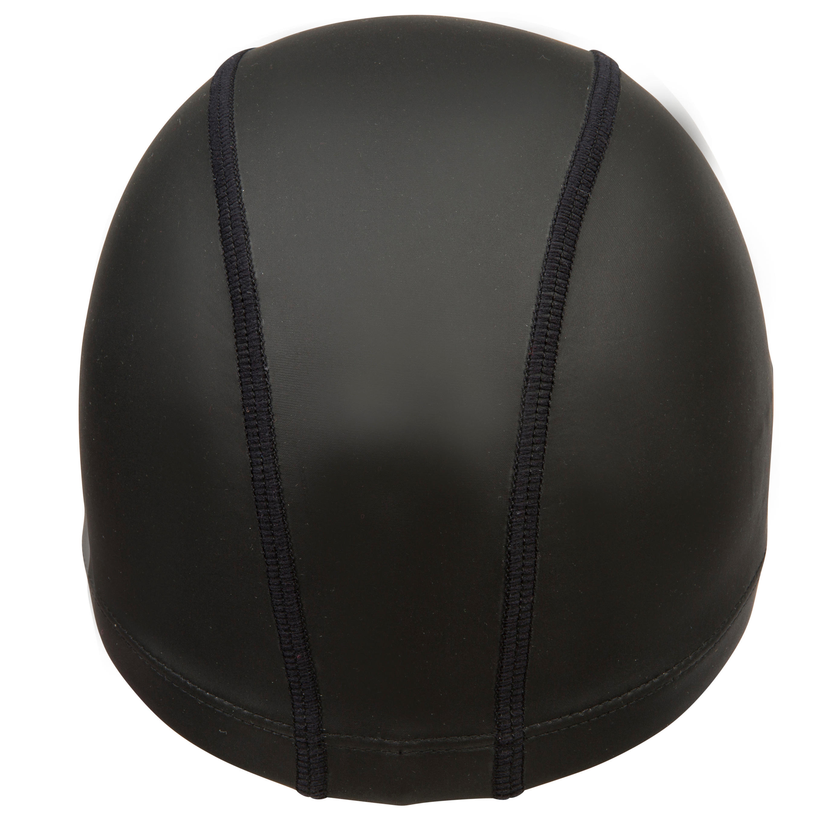 Coated mesh swim cap - Plain fabric - Size L - Black 5/6