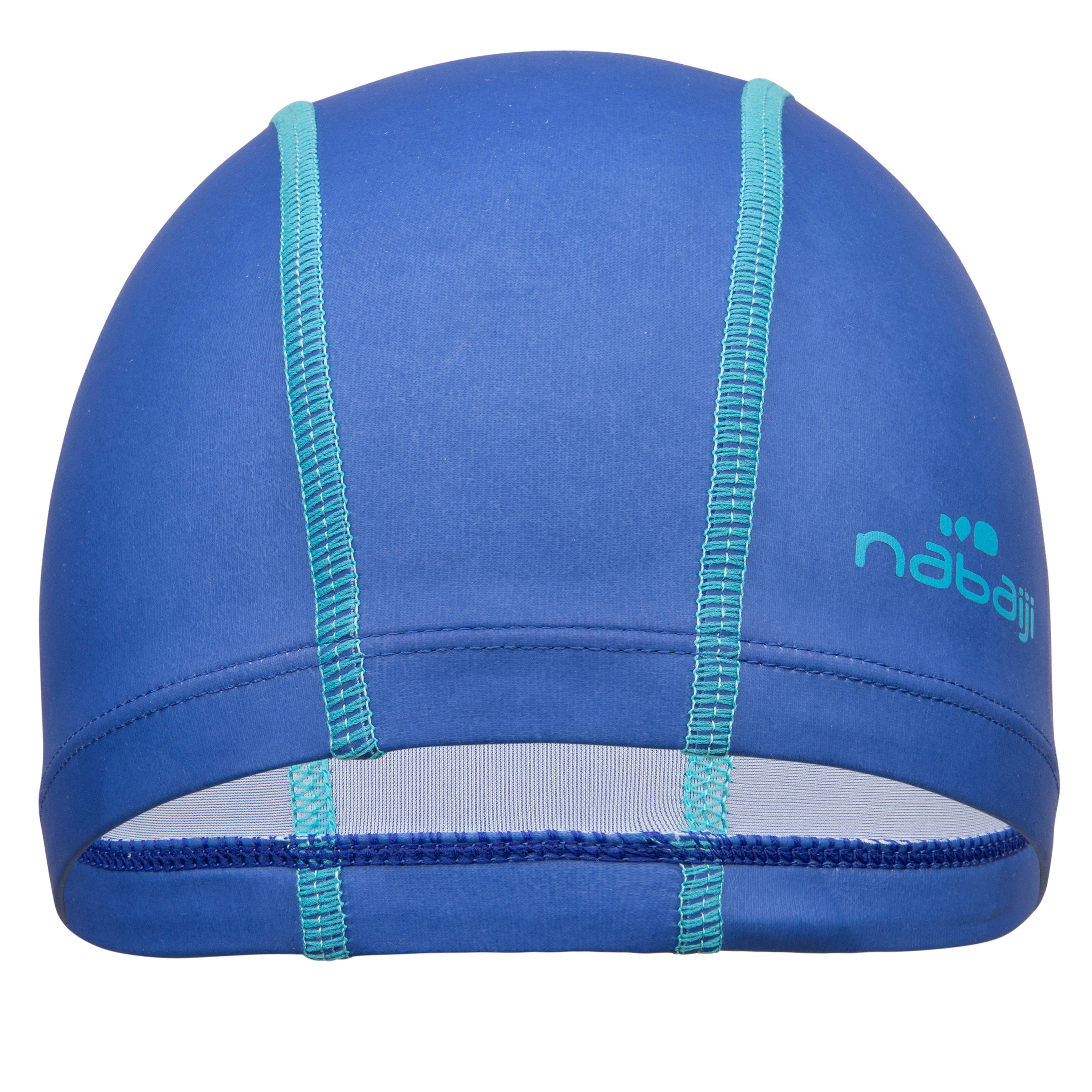 Silicone Plain Mesh Swim Cap - Dark Blue 12/12