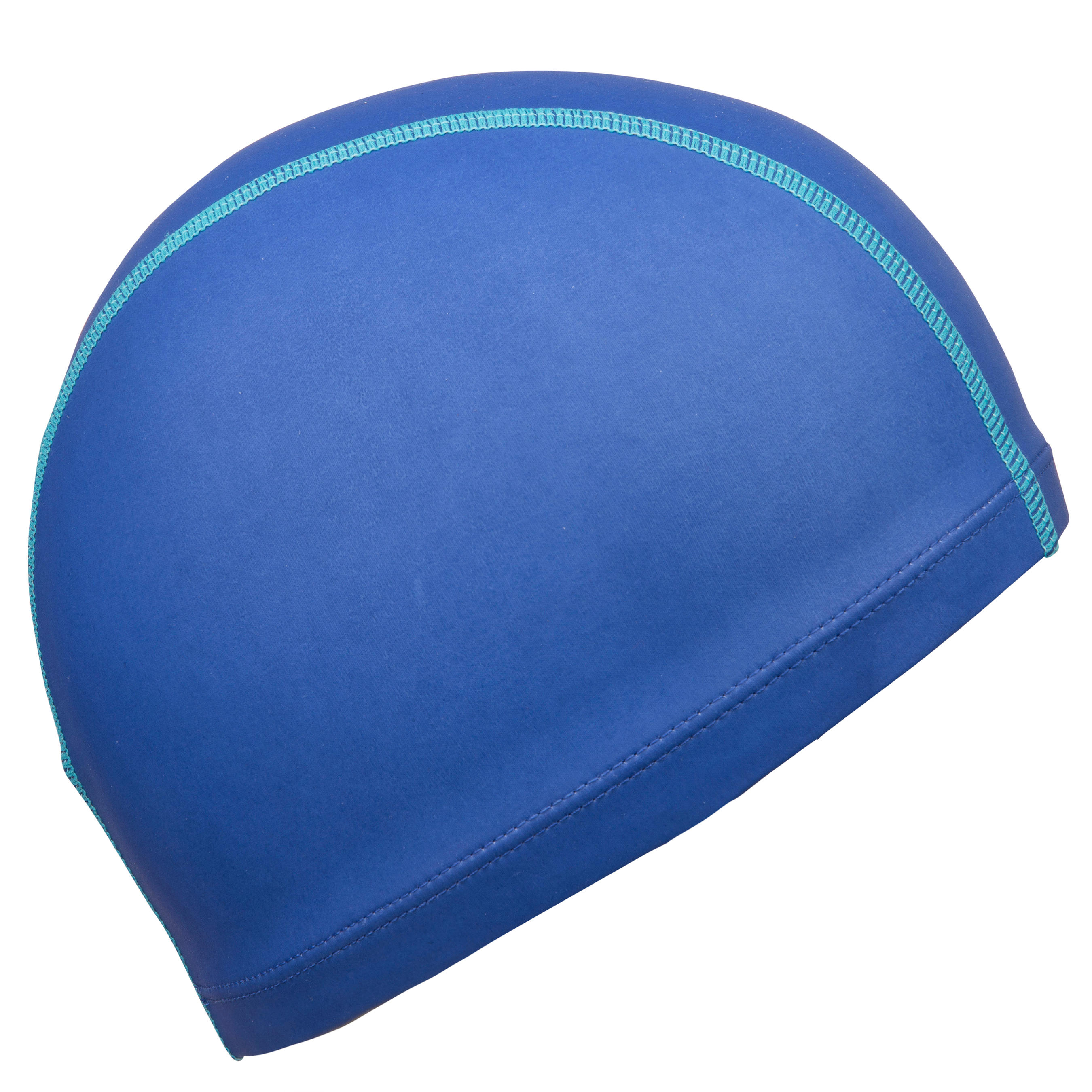 Silicone Plain Mesh Swim Cap - Dark Blue 11/12