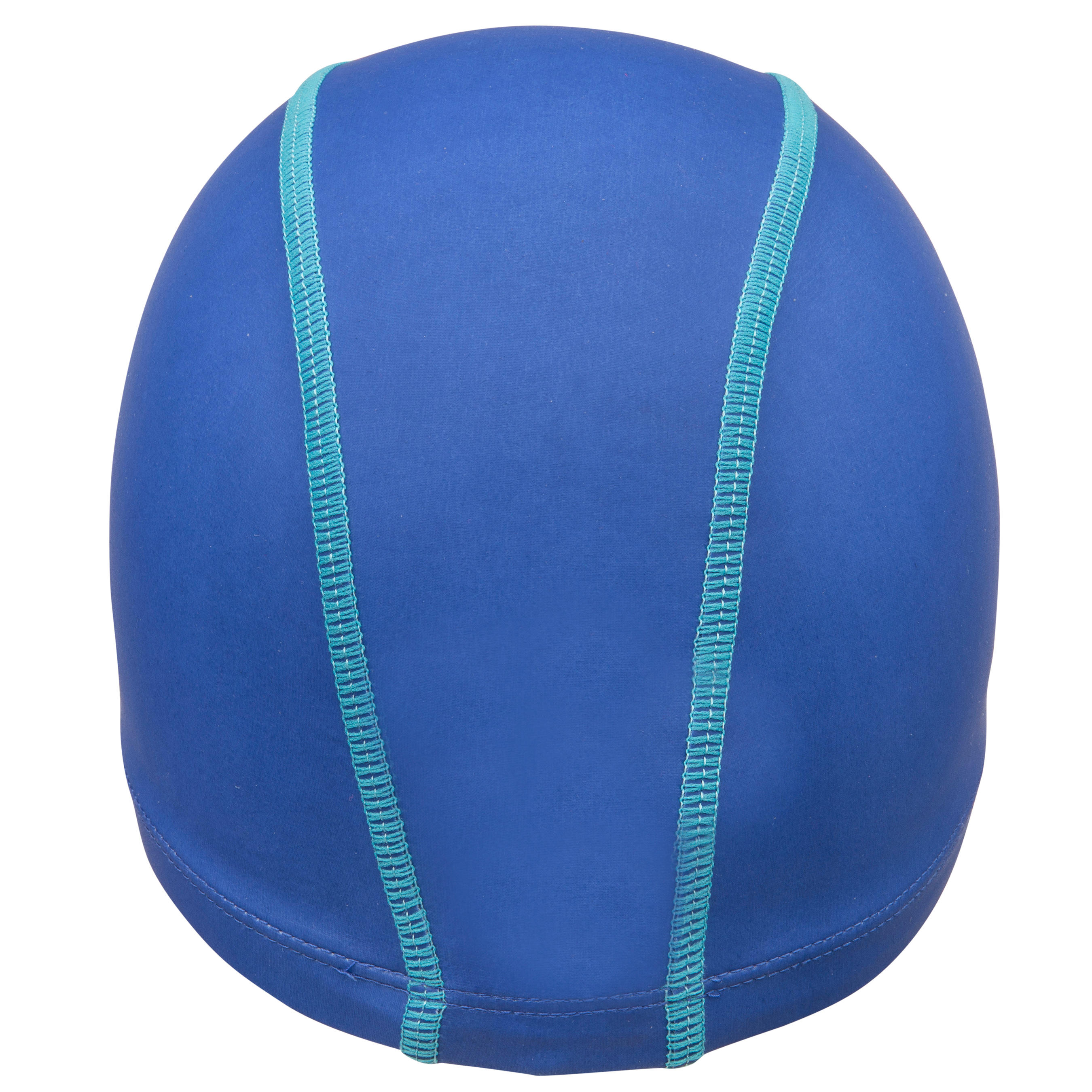 Silicone Plain Mesh Swim Cap - Dark Blue 8/12