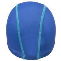 Silicone Plain Mesh Swim Cap - Dark Blue