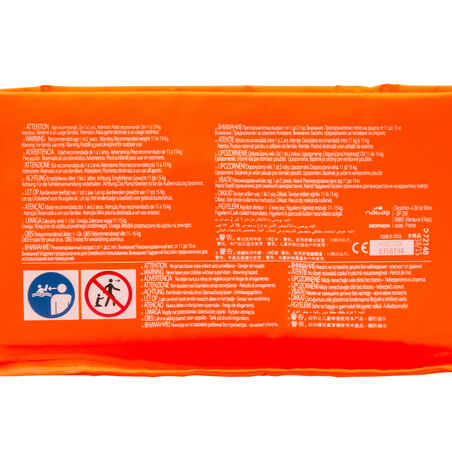 TIDIPOOL BASIC 65 m diameter foam paddling pool for infants - Orange