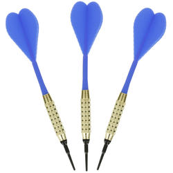 3 FLECHETTES POINTES PLASTIQUES VOSTOK 100 BLEU