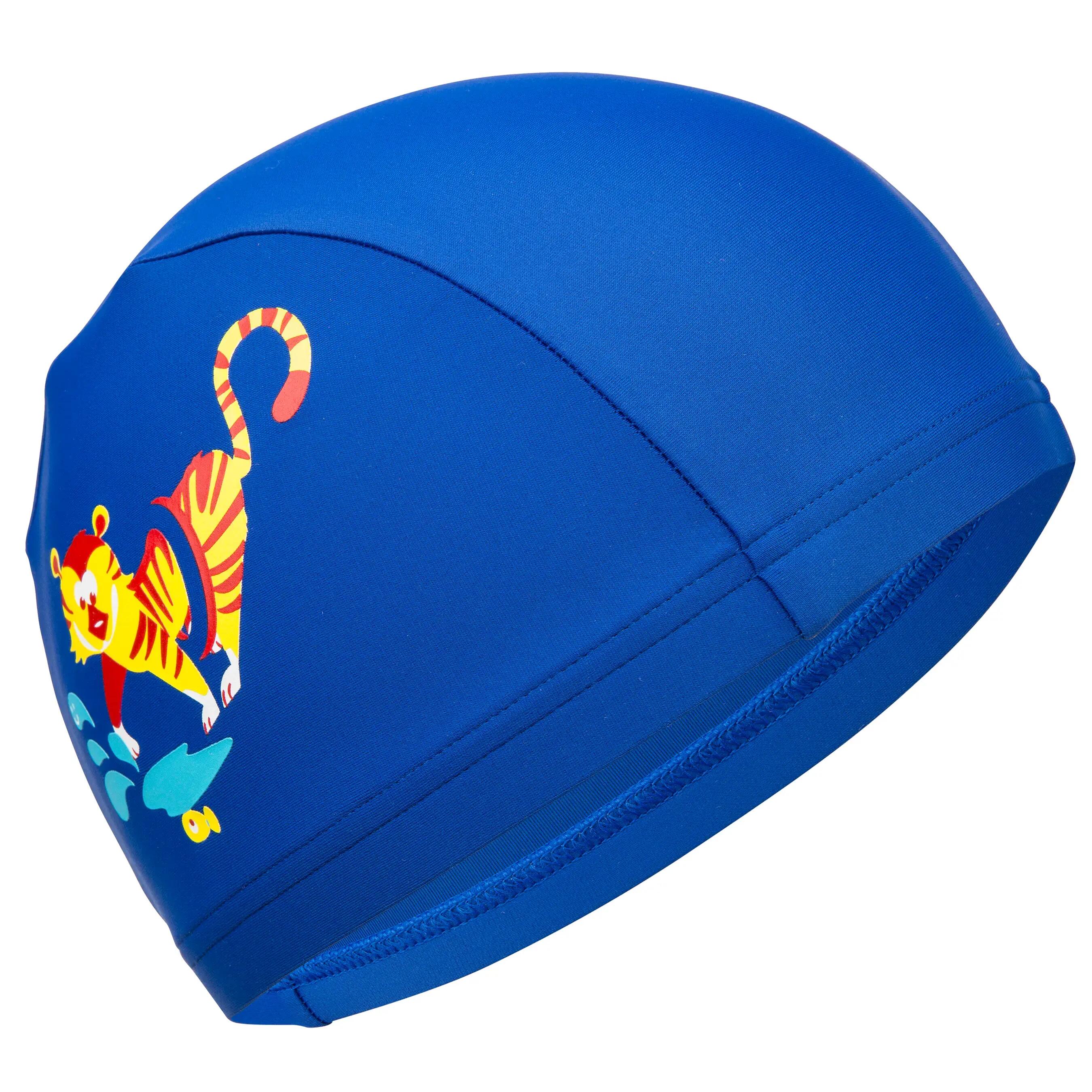 FABRIC SWIM CAP - TIGER BLUE 1/12