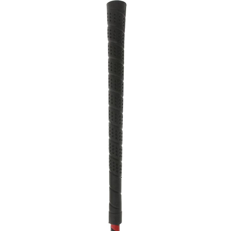 Cravache équitation COURSE rouge et noir - 63 cm