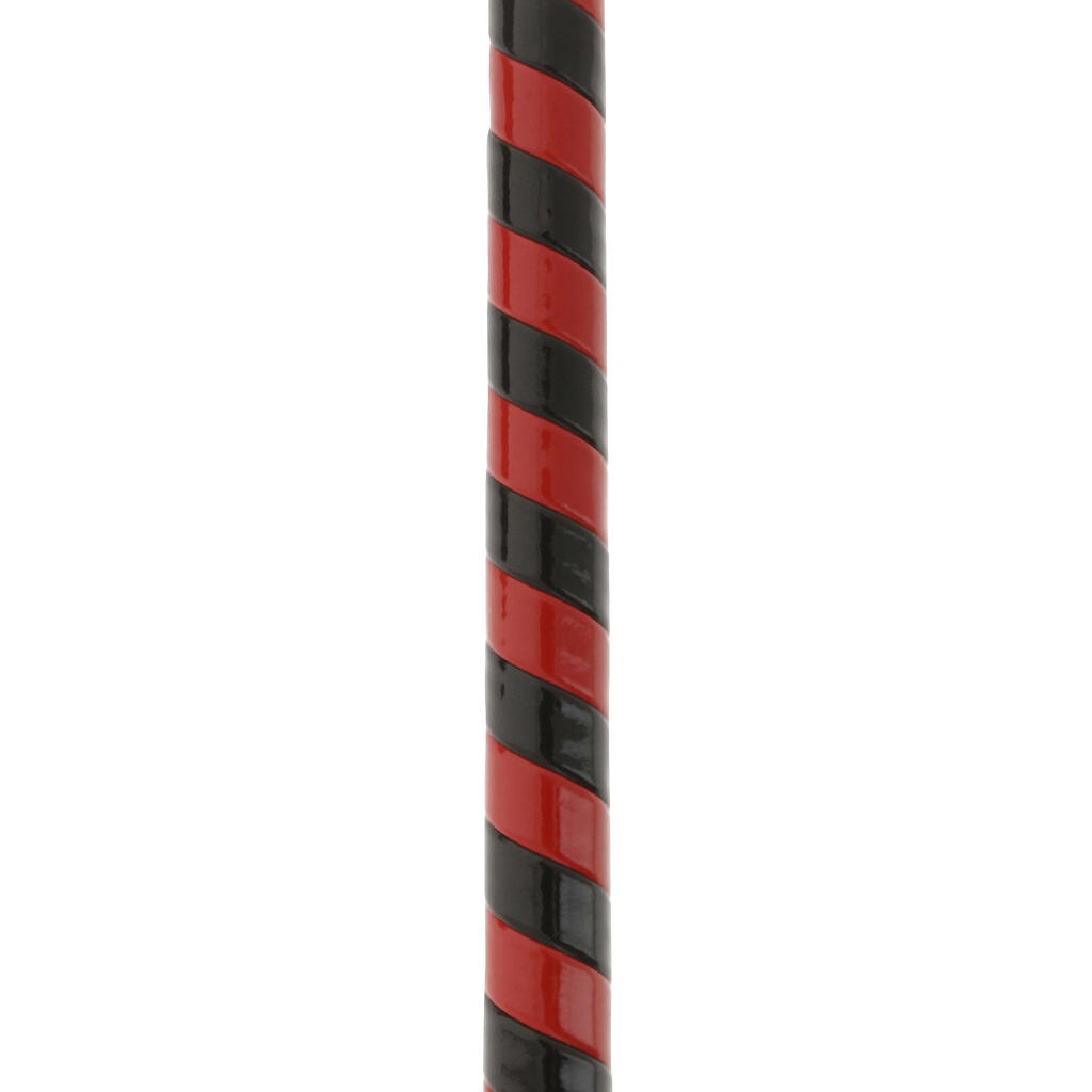 Jāšanas steks,  63 cm, sarkans, melns