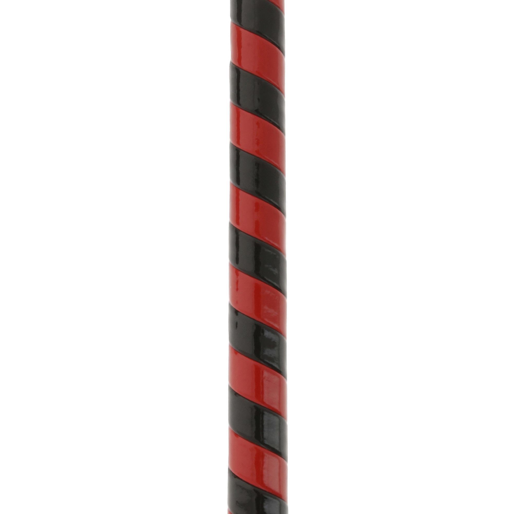 Red and black COURSE riding crop - 63 cm