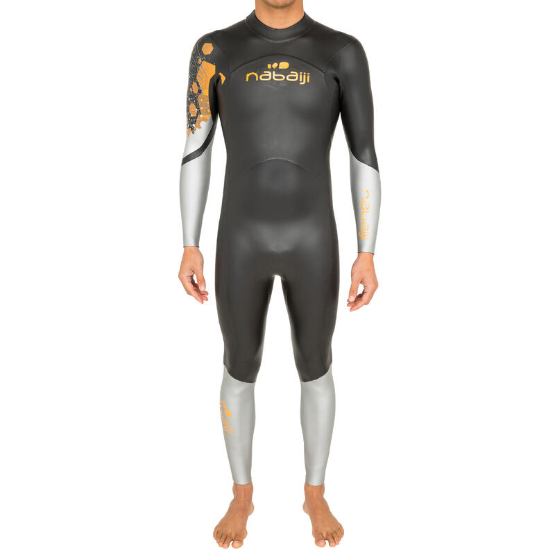 Combinaison de natation néoprène nage en eau libre OWS550 4/3mm homme