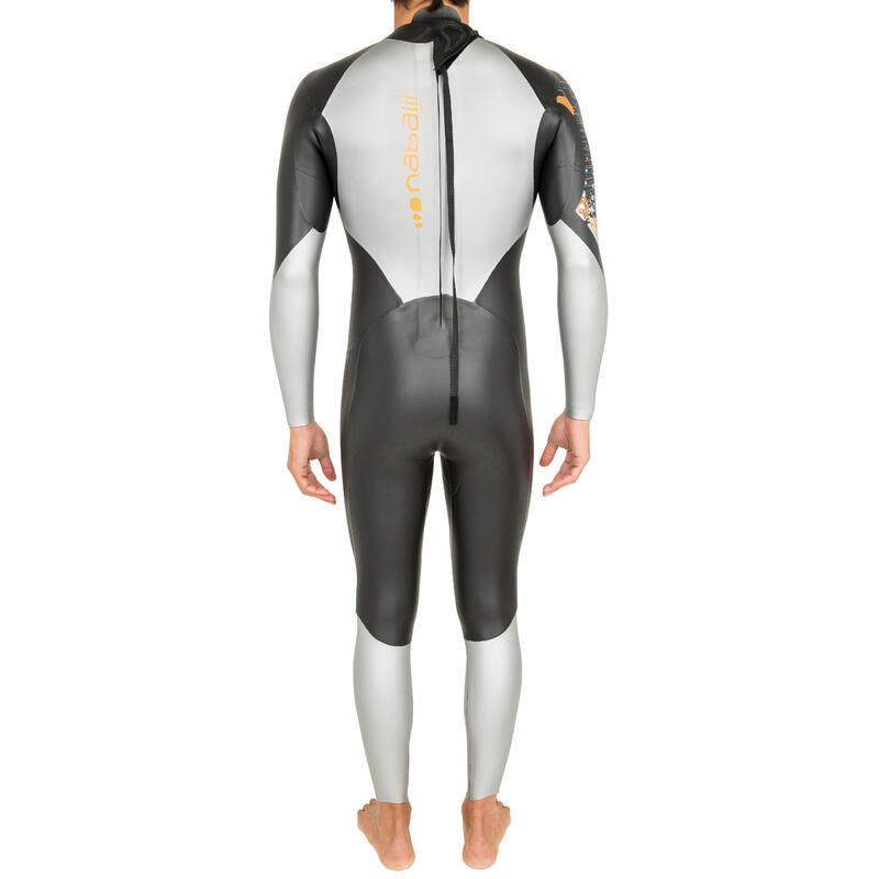 Neopreen wetsuit voor zwemmen in open water OWS550 4/3mm heren