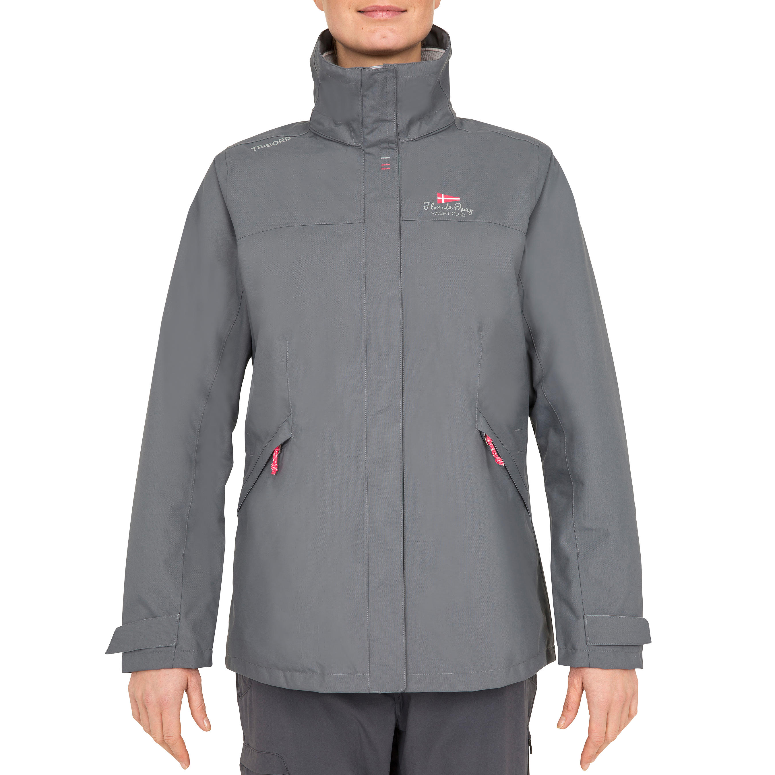 Coastal 100 women's waterproof, windproof, breathable jacket - grey 9/22