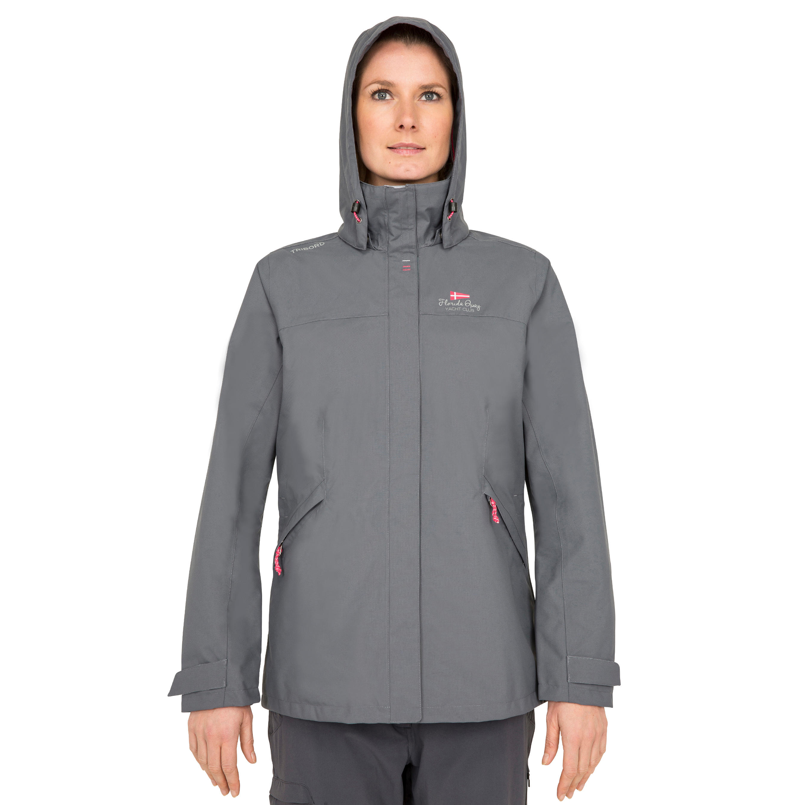 Coastal 100 women's waterproof, windproof, breathable jacket - grey 5/22