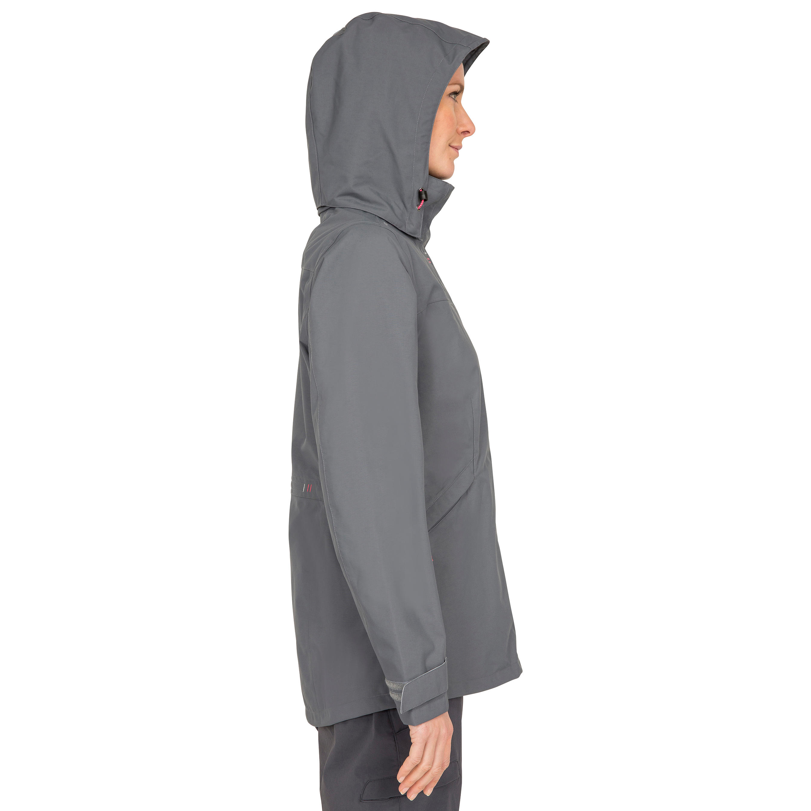 Coastal 100 women's waterproof, windproof, breathable jacket - grey 6/22