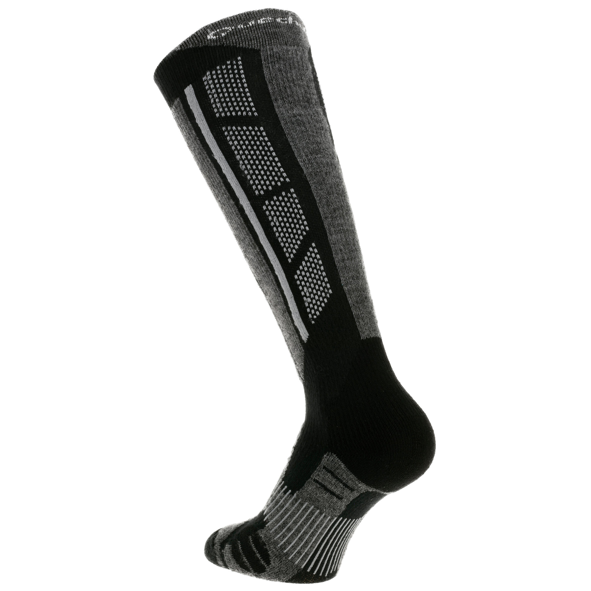 SH520 x-warm adult high black red snow hiking socks. 3/9