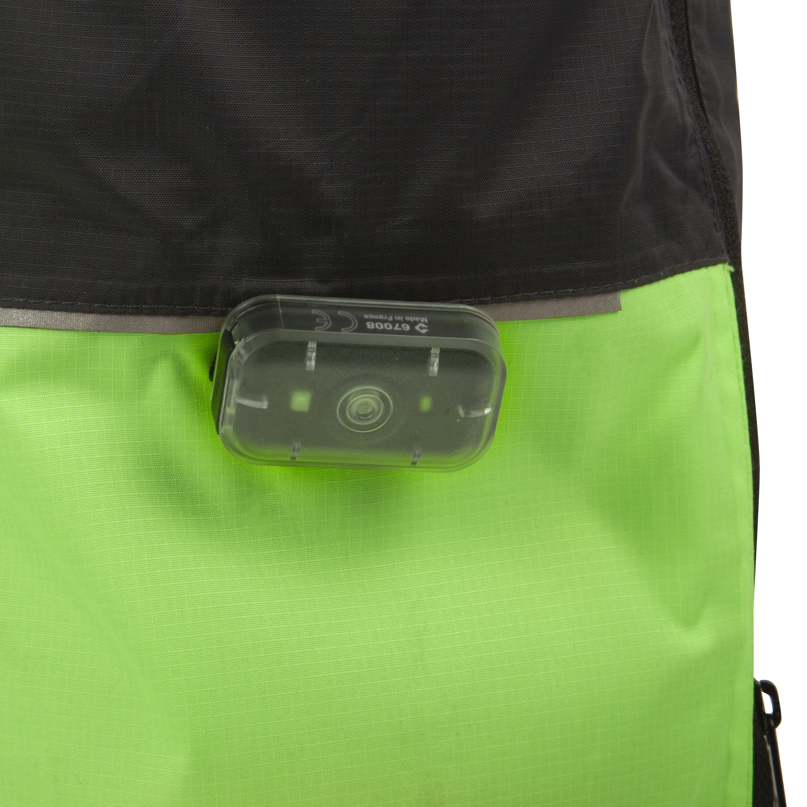 Second Life - 900 Waterproof Cycling Overtrousers - Black/Lime - VERY GOOD 13/14