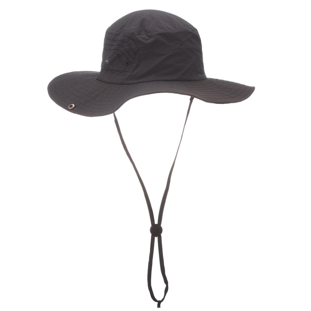 CN Chapeau de Trekking montagne TREK 500 anti UV noir