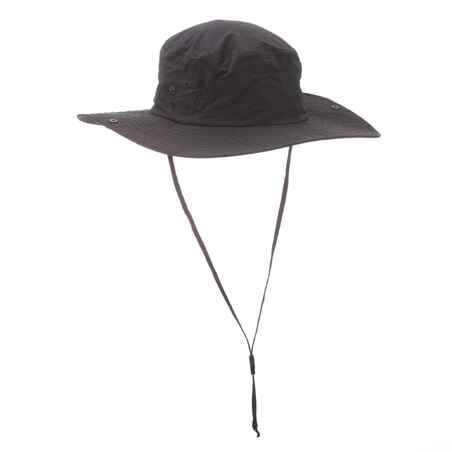 Kalnų žygių skrybėlė „Trek 500 Anti-UV“, juoda