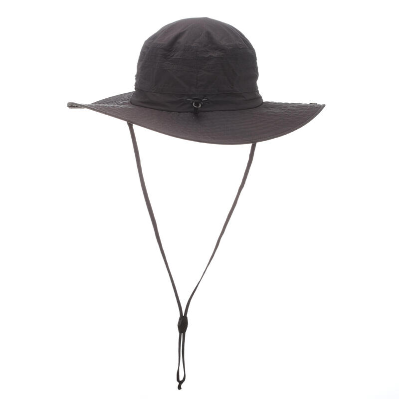 Trek 500 Anti-UV Mountain Trekking Hat - Black