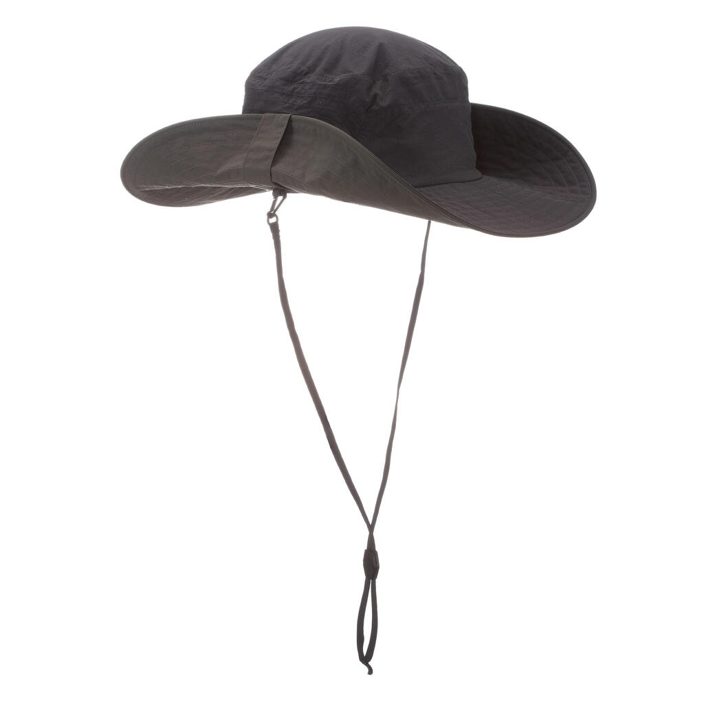 CN Chapeau de Trekking montagne TREK 500 anti UV noir