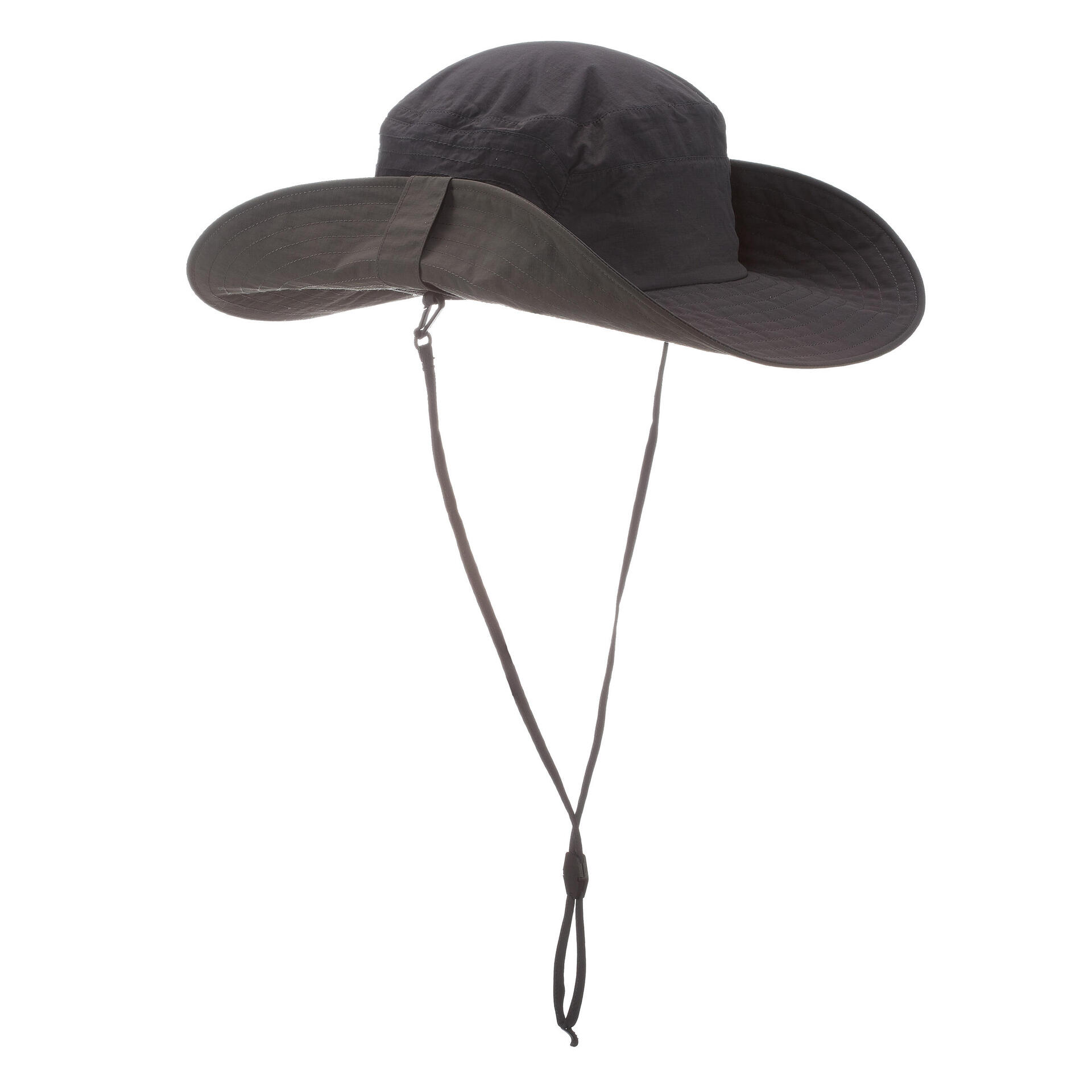 Practical Hats CN Mountain Trekking Hat TREK 500 Anti-UV Black