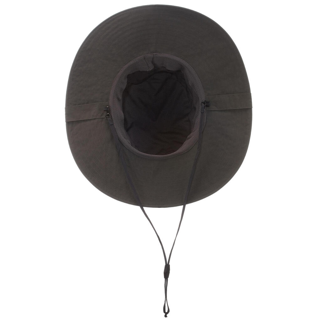 CN Chapeau de Trekking montagne TREK 500 anti UV noir