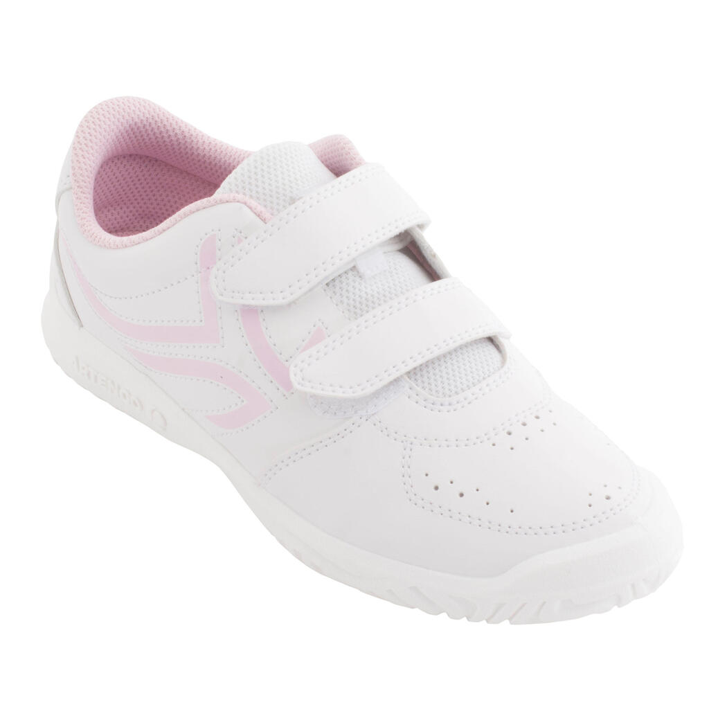 Kids' Rip-Tab Shoes TS 100 JR - White/Pink