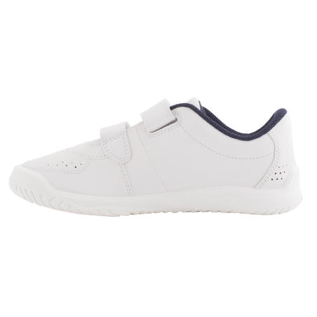 Kids' Tennis Shoes TS100 Grip - White/Blue