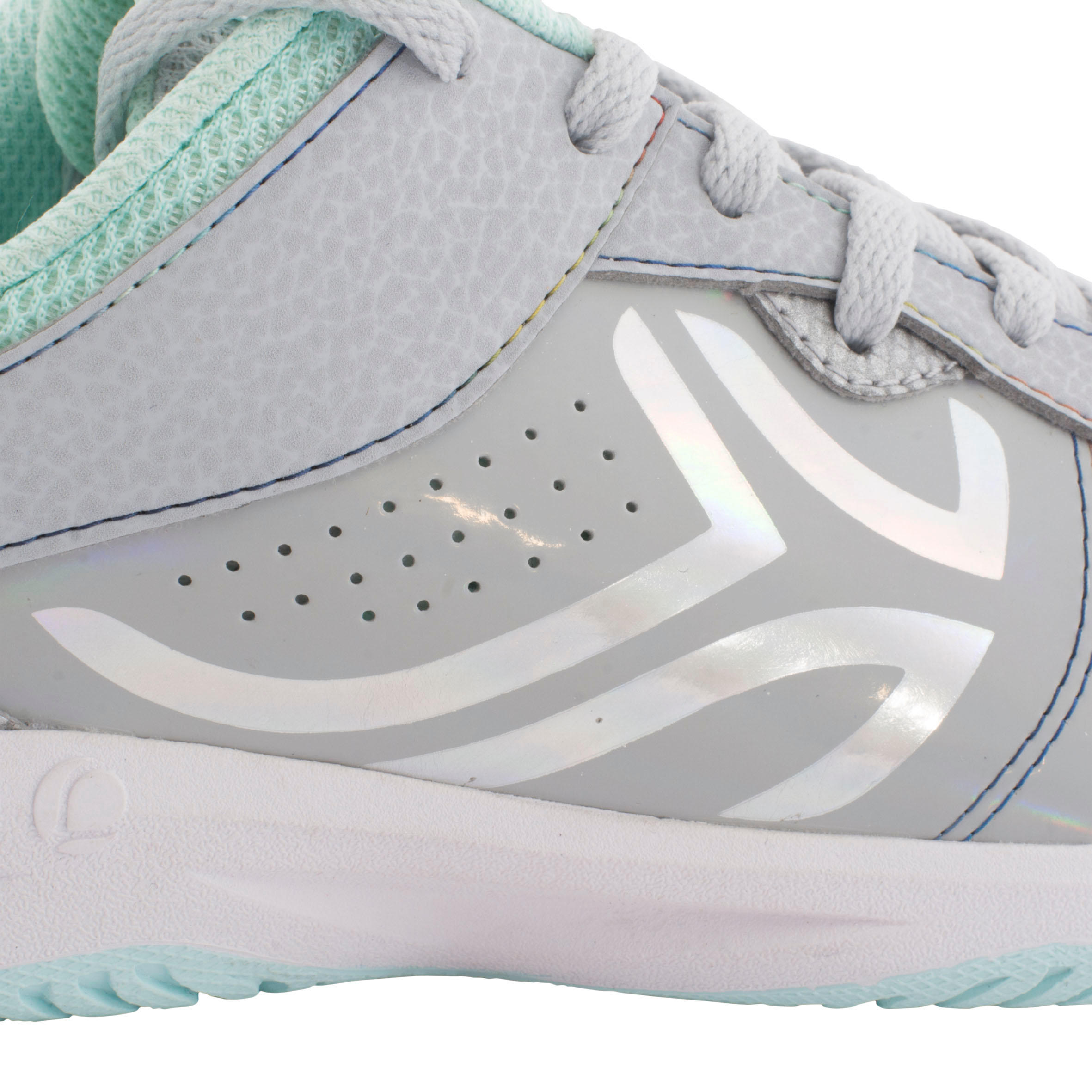 TS760 Kids' Tennis Shoes - Light Grey Mirror 4/18