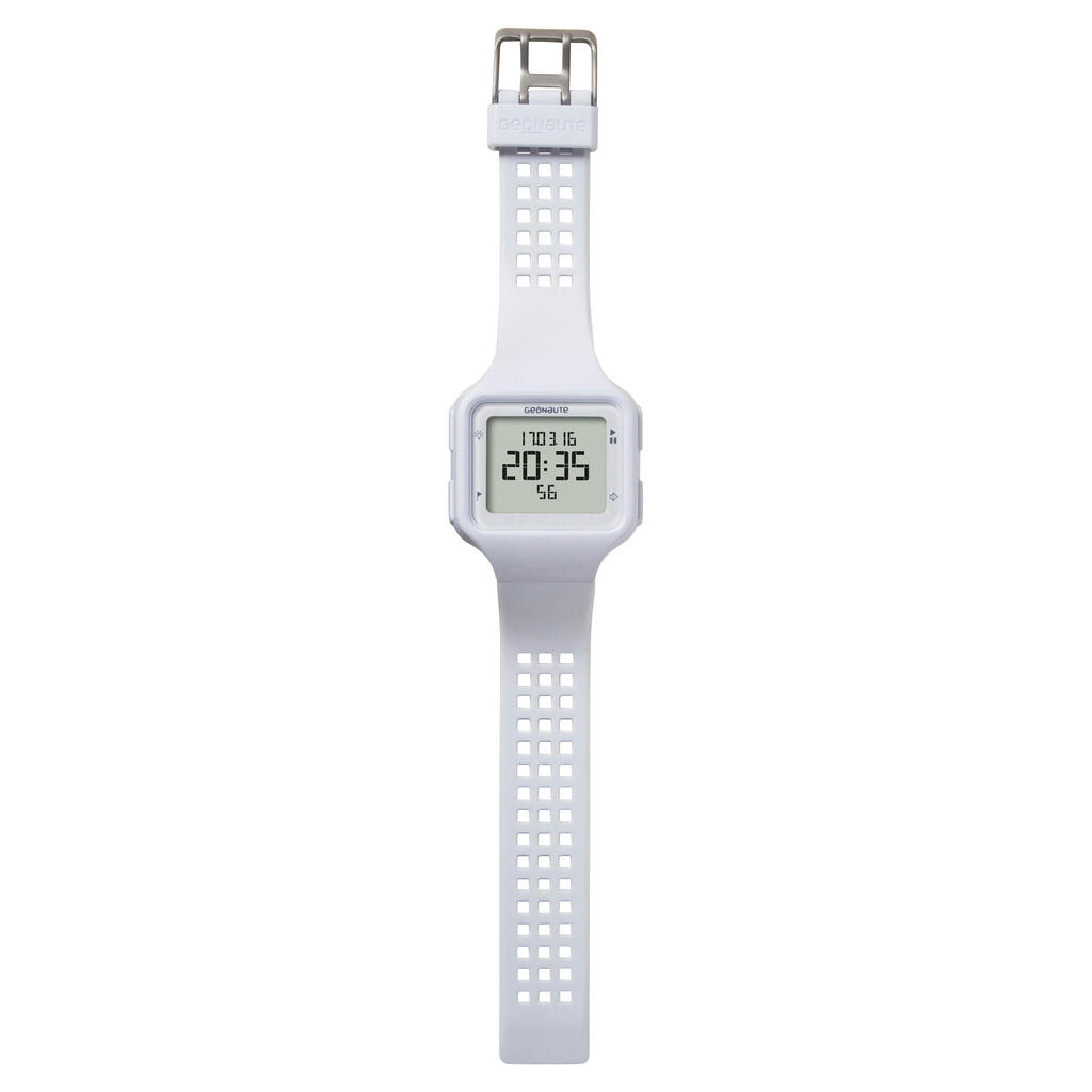 Sportuhr Digital W500+ Swip Timer M Herren weiß