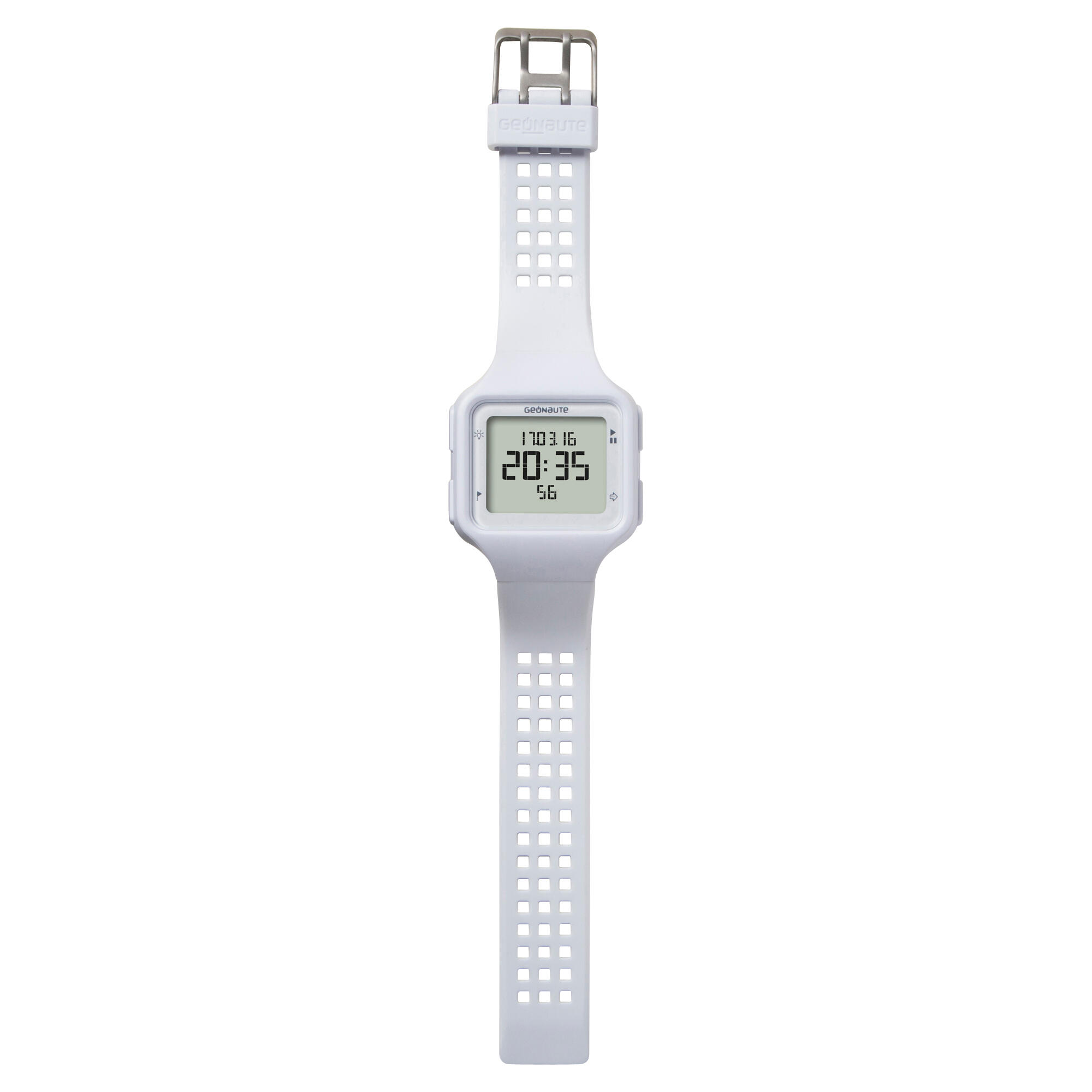 W500+ M SWIP Men Digital Timer Sport Watch - White 4/8