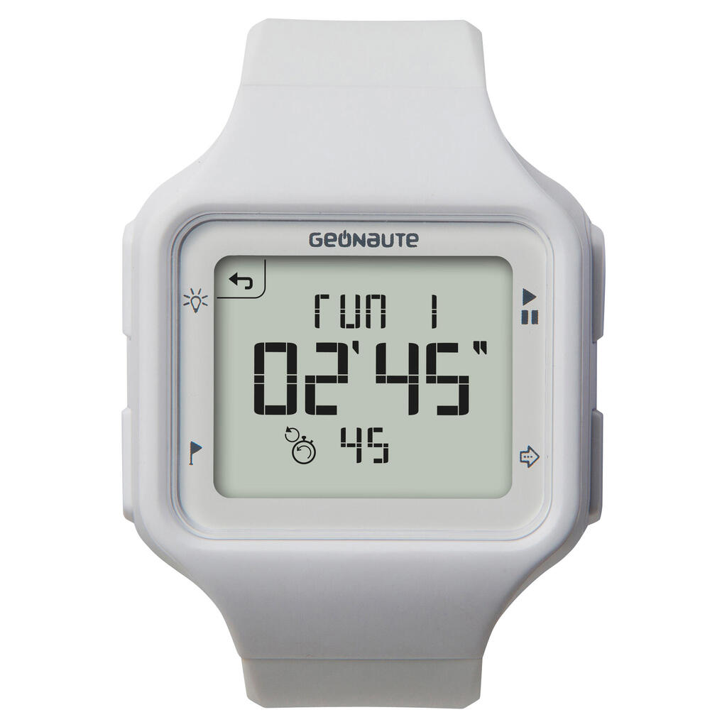 Sportuhr Digital W500+ Swip Timer M Herren weiß