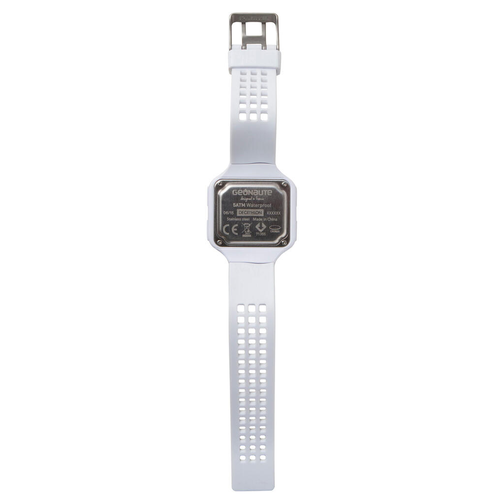 Sportuhr Digital W500+ Swip Timer M Herren weiß