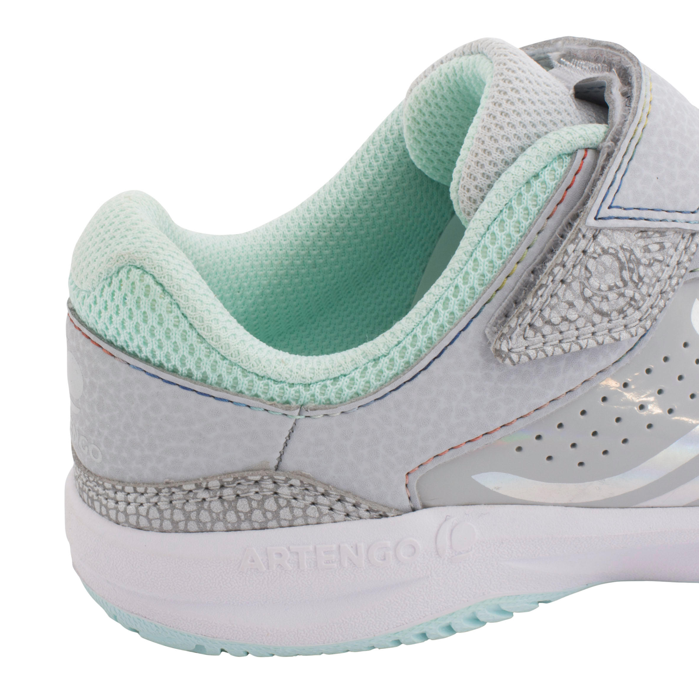 TS760 Kids' Tennis Shoes - Light Grey Mirror 10/17