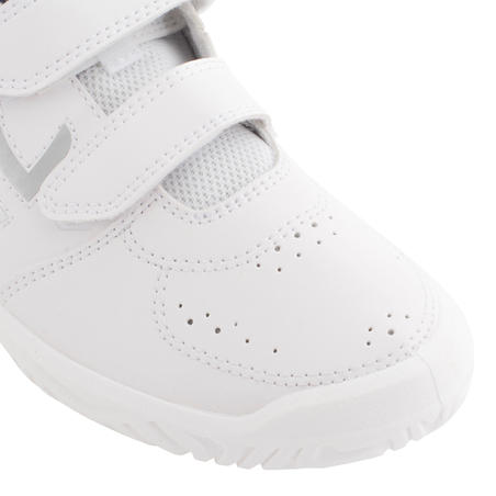 TS100 Grip Kids Tennis Shoes - White/Blue