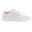 Sneakers met klittenband voor kinderen TS 100 wit/roze