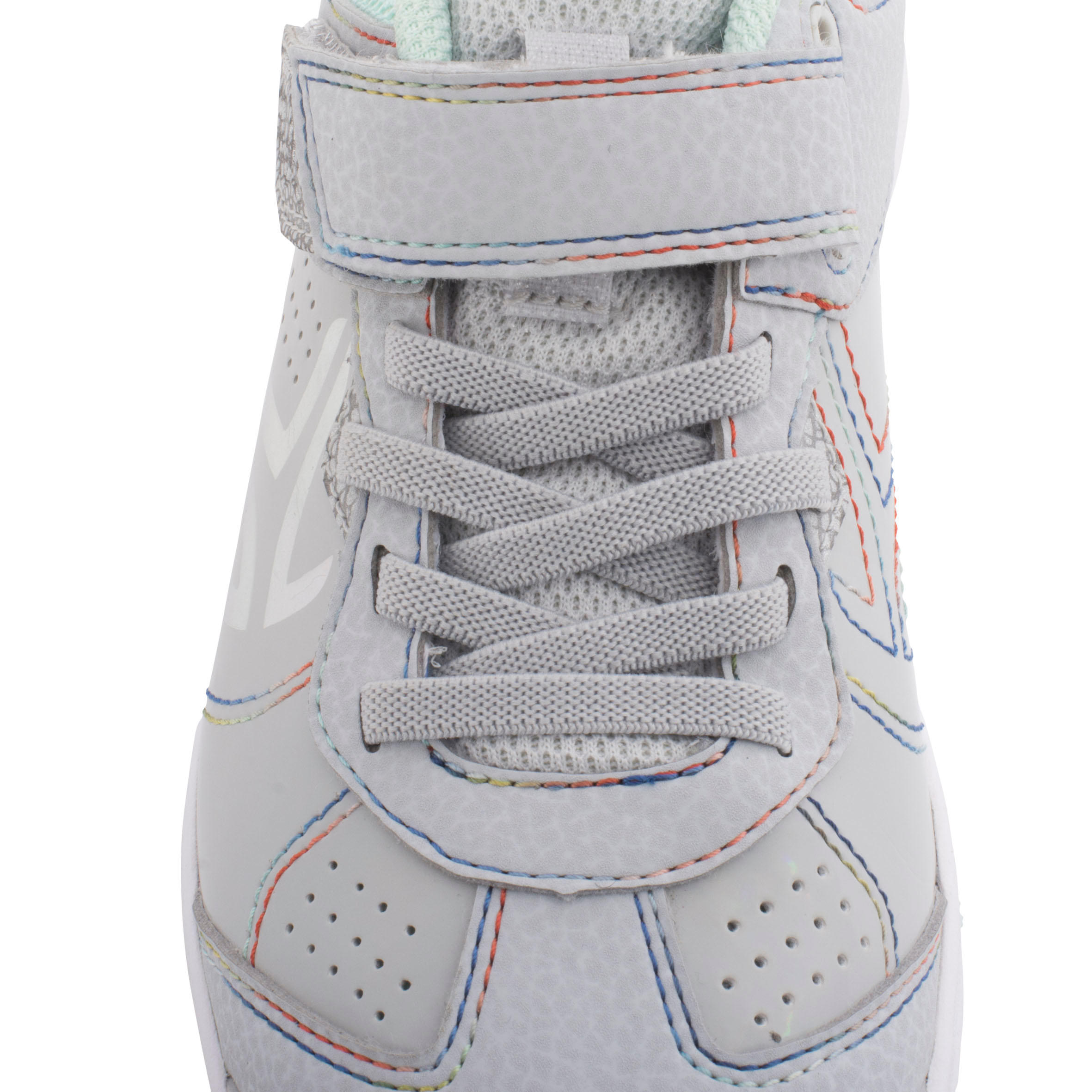 TS760 Kids' Tennis Shoes - Light Grey Mirror 6/17