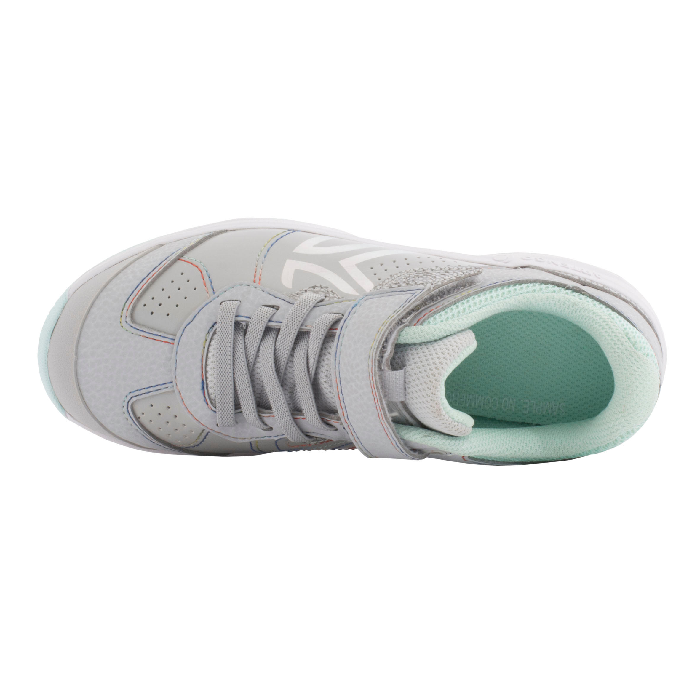 TS760 Kids' Tennis Shoes - Light Grey Mirror 9/17