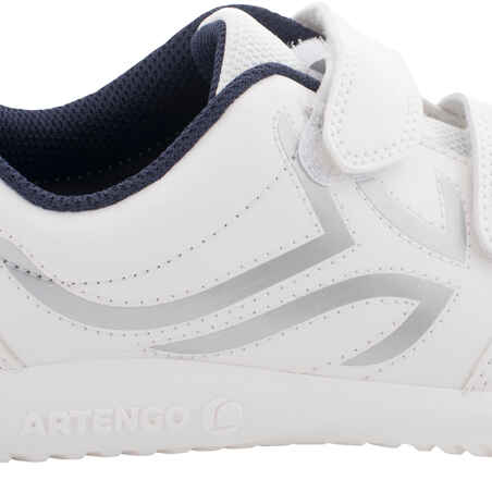 TS100 Grip Παιδικά Παπούτσια Tennis - Λευκό/Μπλε